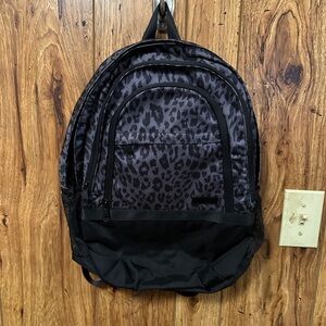 VS Pink leopard print backpack